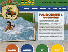 Tablet Screenshot of camprockingu.com